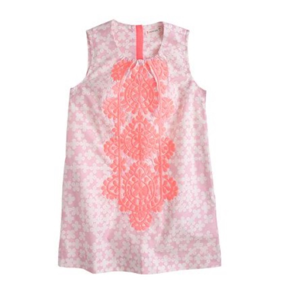 Crewcuts by J. Crew Girls' embroidered clover print dress - Picture 2 of 2